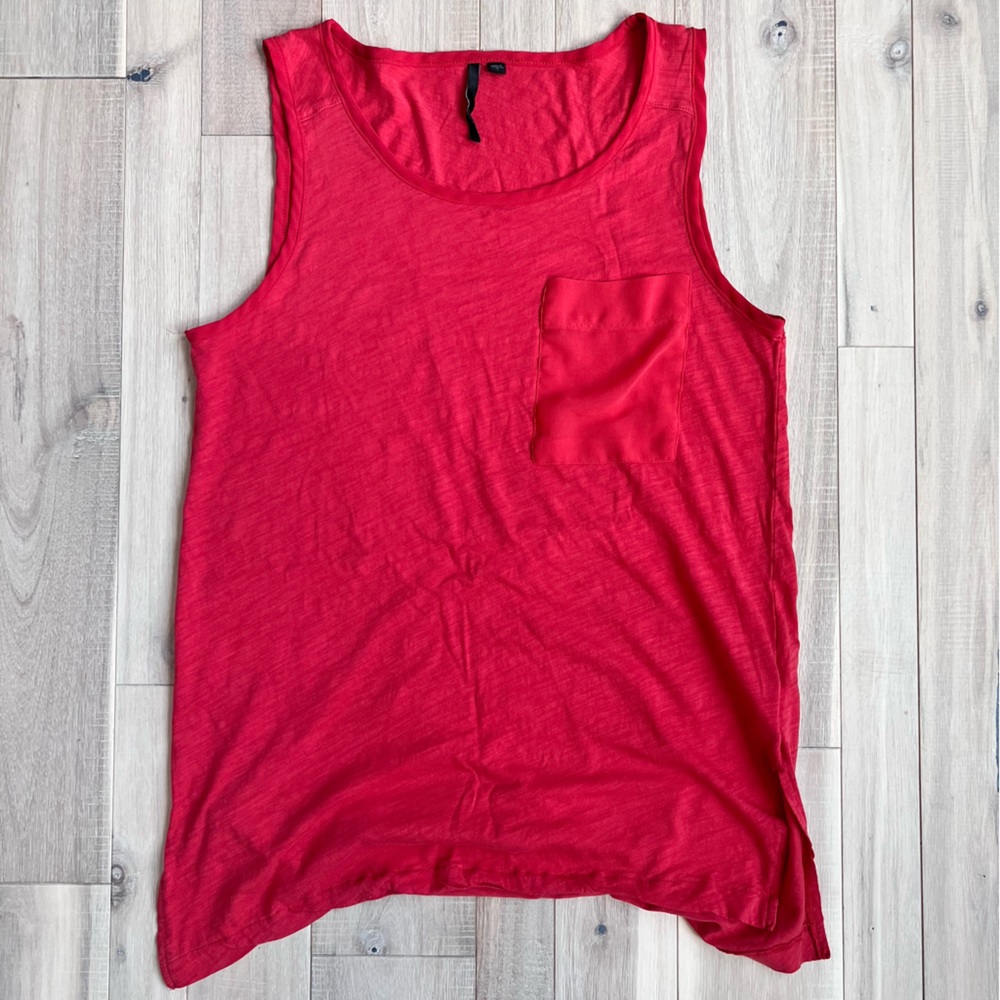 Calvin Klein Jeans sleeveless tank top red/ Orange size small